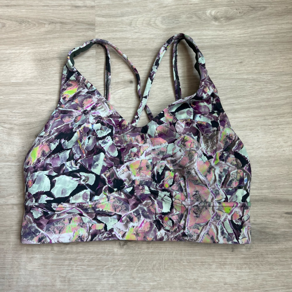 Lululemon patterned sports bra